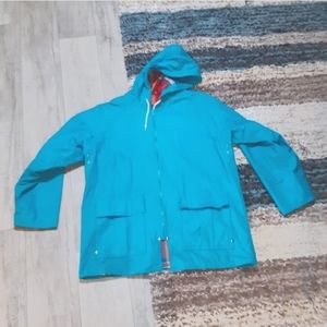 Womens Weatherproof Rain jacket plaid sz Med PRIDES LANDING